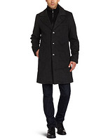 Kenneth Cole 男款 Melton Walker Coat 羊毛大衣