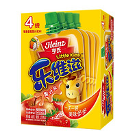 历史新低价：Heinz 亨氏 乐维滋 苹果草莓果汁泥120g*4*12袋（共48袋）