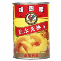 凑单品：AYAM BRAND 雄鸡标 糖水黄桃片 425g