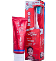 凑单品：Colgate 高露洁 光感.白沁亮薄荷牙膏 113g +牙刷