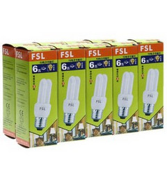 FSL 佛山照明 T3 2U-6W-E27 节能灯 日光色 1