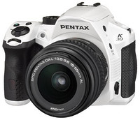 3K价位战争！Pentax 宾得 K-30 DAL 18-55 数码单反相机 白色