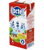 新补货：Lactel 兰特(总统) 全脂牛奶 利乐装 1L/盒