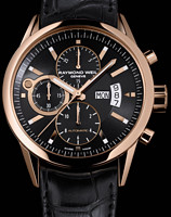 Raymond Weil  蕾蒙威 Freelancer 自由骑士  17740-G-20001 计时机械腕表（18K玫瑰金）