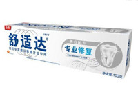 凑单品：SENSODYNE 舒适达 专业修复美白牙膏 100g