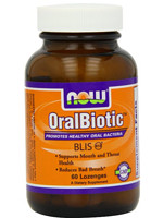 口腔护理：Now Foods OralBiotic Blis K12 口腔益生菌含片 60粒