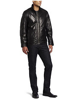 Marc New York by Andrew Marc  Alex Lambskin Leather Jacket  男款机车夹克