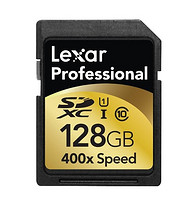 Lexar 雷克沙 Professional 专业系列 SDHC存储卡（128GB、UHS-I、400X）