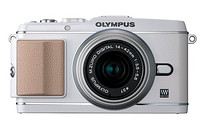 OLYMPUS 奥林巴斯 E-P3 单电套机（14-42mm镜头）白色