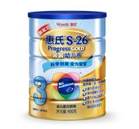 Wyeth 惠氏 金装幼儿乐 3段幼儿配方奶粉 900g/罐