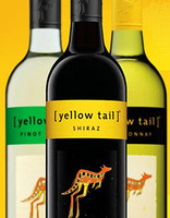 Yellow Tail 澳洲红酒 黄尾袋鼠 梅洛 干红葡萄酒 750ml*2皮盒装