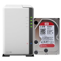 Synology 群晖 DS214se 双盘位NAS网络存储器