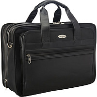 Samsonite 新秀丽  Business Cases Expandable Leather 真皮商务电脑包