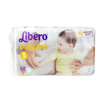Libero 丽贝乐 婴儿纸尿裤（S，68片）