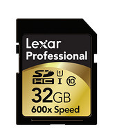 Lexar 雷卡沙 Professional 600x  LSD32GCTBNA600  32GB SD存储卡（90M/s）