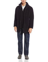 Calvin Klein Wool Car Coat With Bib 男士羊毛外套