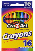 凑单品：Cra-Z-art 蜡笔 16色装