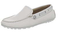 ecco 爱步 Cuno Slip On Loafer 男式乐福鞋 白色款