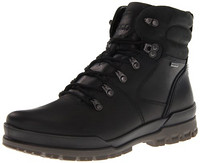 ECCO 爱步 Track 6 GTX Plain Toe Boot 男款中帮户外靴  黑色款 