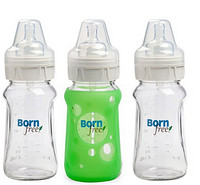 Born Free  BPA-Free 经典防胀气 玻璃奶瓶 260ml*3