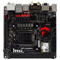 msi 微星 Z87I GAMING AC主板（ITX、6相、killer、USB独立供电、wifi 11ac）