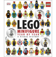 LEGO Minifigures Year by Year A Visual History 乐高人仔百科（2013款、送3个人仔）*2