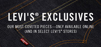 促销活动：Levi's 李维斯 美国官网 Exclusive专享区 男女牛仔裤