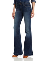 7 For All Mankind Biancha Trouser Jean in Authentic 女士喇叭牛仔裤