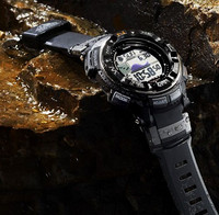 新低价！CASIO 卡西欧 PRW2500-1 登山系列 男款腕表（6局电波、太阳能、潮汐月相、天气预测）