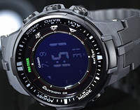 CASIO 卡西欧 PRW-3000-1ACR 登山系列 男款腕表（六局电波、三重感应、世界时间）