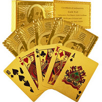 凑单品：Trademark Poker 24K 镀金扑克牌