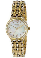 Timex  天美时 T2P2669J 女士 施华洛世奇 水晶表带 时尚手表