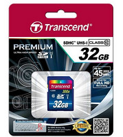 Transcend 创见 SDHC 32GB SD存储卡（300x、Class10、UHS-I）