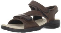 Clarks 其乐 Rise Casual Sandal 真皮女士休闲凉鞋 深棕色