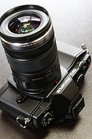 OLYMPUS 奥林巴斯 OM-D E-M5 双镜头套机 黑色版（防尘防水，5轴机身防抖）