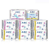 双重优惠：ABC 纤薄棉柔超级吸收舒适超值日夜卫生巾套装 A-11 + ABC 超吸棉柔护垫22片*2包