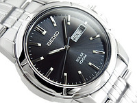 SEIKO 精工 SNE093 Stainless Steel 太阳能男士腕表