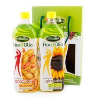 olitalia 奥尼 葵花籽油1L*2+花生油1L*2+葡萄籽油1L+巴萨可米醋500ml