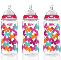 NUK Trendline Fashion Orthodontic Butterflies 婴儿奶瓶 300ml*3支 德产