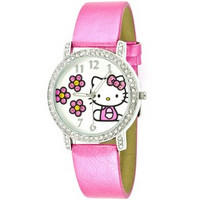 凑单品：Hello kitty 凯蒂猫 HK1492 粉色女士可爱手表