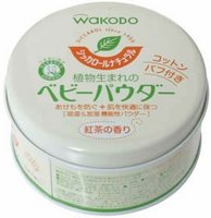 凑单品：Wakodo 和光堂 天然绿茶 爽身粉  