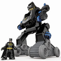 Fisher-Price 费雪 Imaginext DC 超级英雄战队 变形蝙蝠机器人