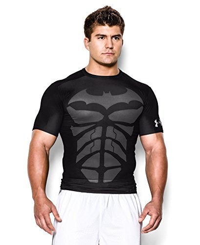 安德玛UNDER ARMOUR Alter Ego 英雄系列 蝙蝠侠 男款紧身衣