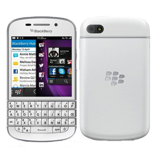 阿拉伯文键盘版:blackberry 黑莓 q10 4g智能手机 16gb 无锁版 白色