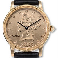 CORUM 昆仑 Coin Watch 049-357-56-0081-MU36 女款金币表