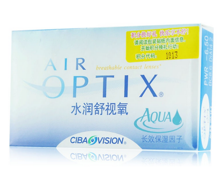 CIBA Vision 视康 水润舒视氧 隐形近视眼镜月抛3片