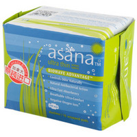 Asana 阿莎娜 超薄棉面日用卫生巾 240mm 16片