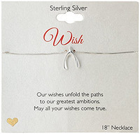 Amazon Collection Sterling Silver 许愿骨项链