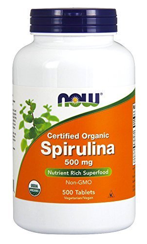 NOW 诺奥 Spirulina 有机螺旋藻片 500mg 500片