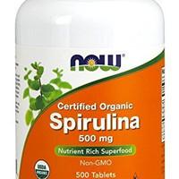 NOW 诺奥 Spirulina 有机螺旋藻片 500mg 500片